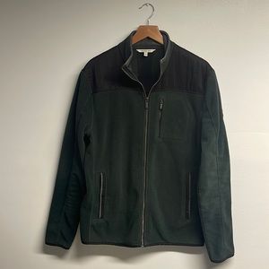 Calvin Klein Zip Up Sweater Green Small